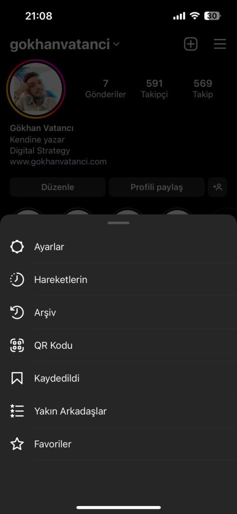 instagram profesyonel hesap nasıl açılır